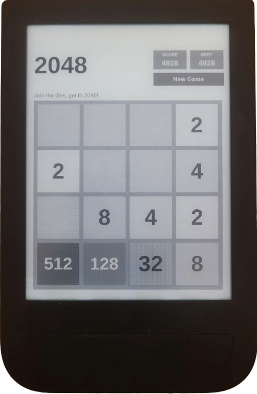 2048 на устройстве